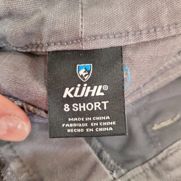 KUHL Pants Women's sz 8S Dark Grey Hiking Crop Mid Rise Tapered Leg Pants - Picture 5 of 9